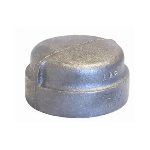 Galvanized Pipe Cap, 3 In.