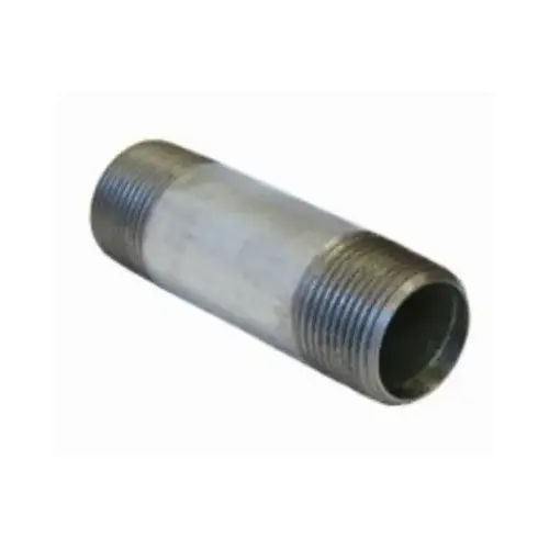 Galvanized Pipe Nipple, Schedule 40, 3 In. x Close Galvanized Pipe Nipple, Schedule 40, 3 In. x Close