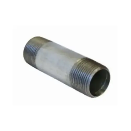Galvanized Pipe Nipple, Schedule 40, 3 x 3 In. Galvanized Pipe Nipple, Schedule 40, 3 x 3 In.