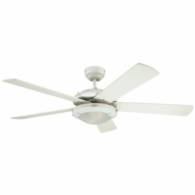 Westinghouse 7233600 Comet 52 in. Integrated LED White Ceiling Fan with Light Kit Multi-Colored