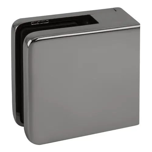 Chrome Z-Series Square Type Flat Base Zinc Clamp for 3/8" Glass