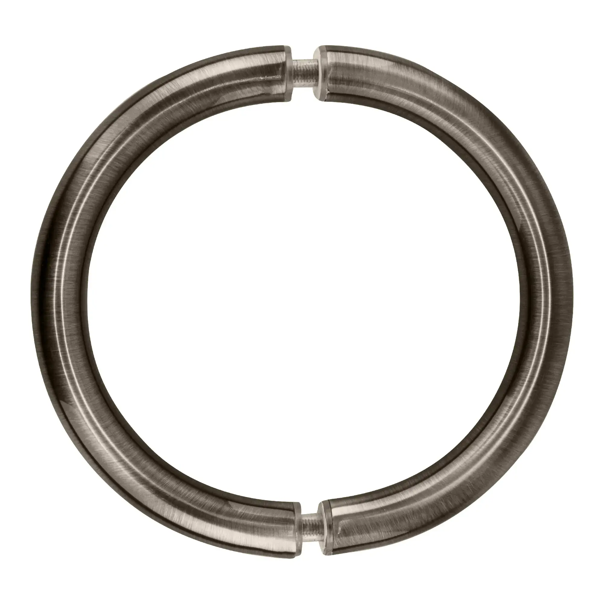 US Horizon 6 Inches Center To Center Circular Style Shower Door Handle Back To Back Mount Brushed Pewter HC-6BTB-BP US Horizon 6 Inches Center To Center Circular Style Shower Door Handle Back To Back Mount Brushed Pewter HC-6BTB-BP