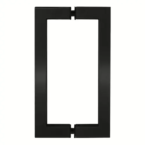 Oil Rubbed Bronze 8" x 8" SQ Series Square Tubing Back-to-Back Pull Handles Oil Rubbed Bronze 8" x 8" SQ Series Square Tubing Back-to-Back Pull Handles