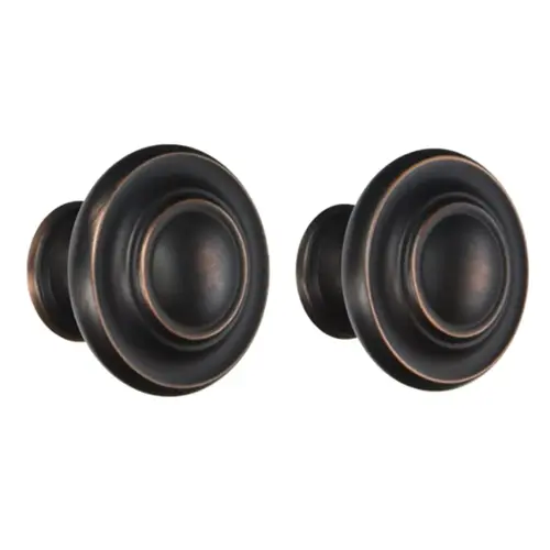 Oil Rubbed Bronze Inspirations Transitional Cabinet Knob 1-3/4" Diameter For Kitchen And Cabinet Hardware Oil Rubbed Bronze Inspirations Transitional Cabinet Knob 1-3/4" Diameter For Kitchen And Cabinet Hardware