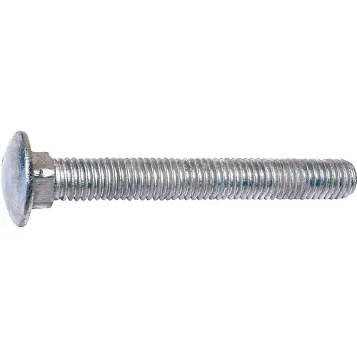 Carriage Bolt, 3/8-16 in Thread, NC Thread, 6 in OAL, 2 Grade - pack of 50 Carriage Bolt, 3/8-16 in Thread, NC Thread, 6 in OAL, 2 Grade - pack of 50