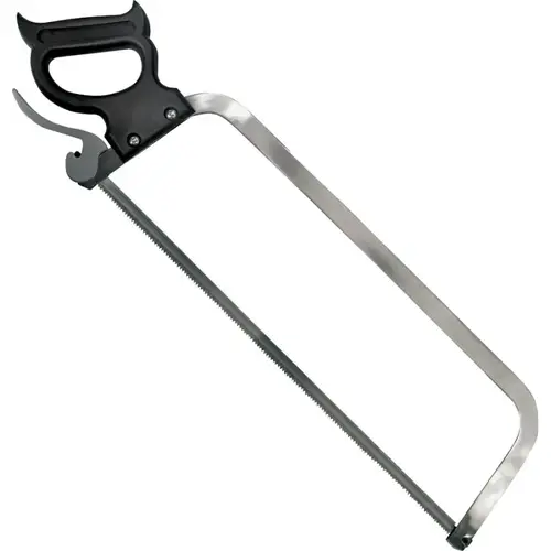 Butcher Saw with Blade, 22 in L Blade, Stainless Steel Blade, 5/8 in W Blade Butcher Saw with Blade, 22 in L Blade, Stainless Steel Blade, 5/8 in W Blade