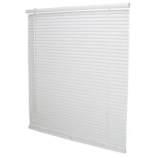 Blind, 64 in L, 31 in W, Vinyl, White