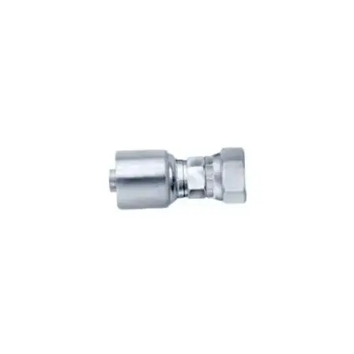 MegaCrimp G25111-0606 Hose Coupling, 3/8-18, Crimp x NPSM, Straight Angle, Steel, Zinc MegaCrimp G25111-0606 Hose Coupling, 3/8-18, Crimp x NPSM, Straight Angle, Steel, Zinc