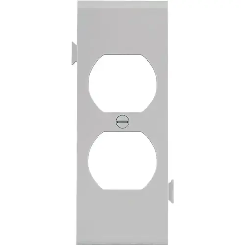 Sectional Wallplate, 4-1/2 in L, 2-3/4 in W, 1 -Gang, Polycarbonate, White, High-Gloss Sectional Wallplate, 4-1/2 in L, 2-3/4 in W, 1 -Gang, Polycarbonate, White, High-Gloss