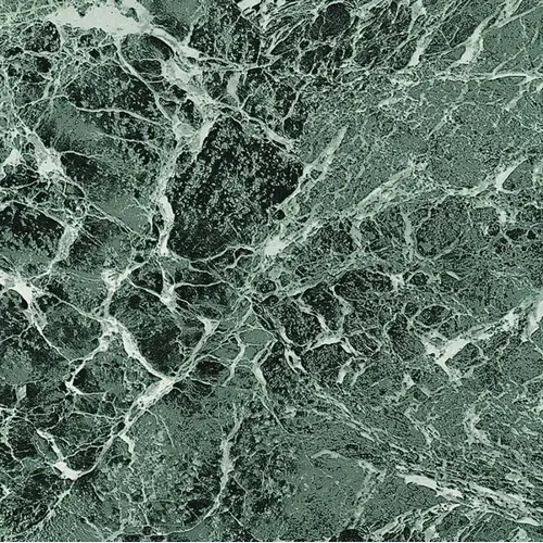 Vinyl Self-Adhesive Floor Tile, 12 in L Tile, 12 in W Tile, Square Edge, Marble Green - pack of 45