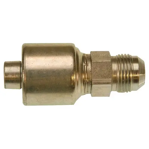 MegaCrimp G25165-0406 Hose Coupling, 9/16-18, Crimp x JIC, Straight Angle, Steel, Zinc MegaCrimp G25165-0406 Hose Coupling, 9/16-18, Crimp x JIC, Straight Angle, Steel, Zinc