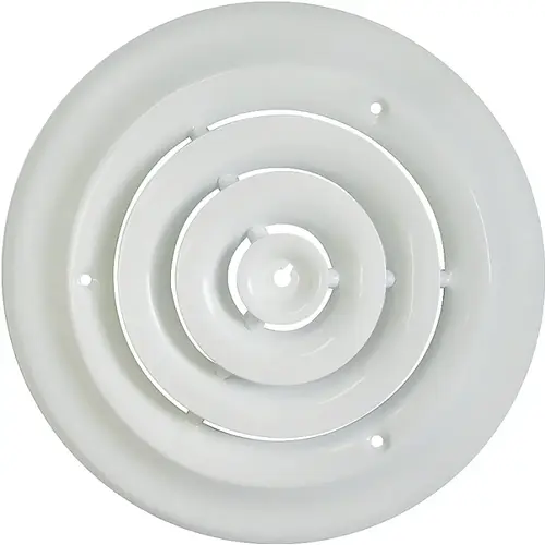 Round Ceiling Diffuser, White Round Ceiling Diffuser, White