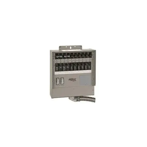 Pro/Tran 2 Transfer Switch, 1 -Phase, 50 A, 120 V, 15 -Circuit, Surface Mounting Powder-Coated