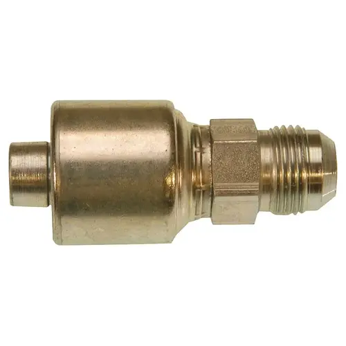 MegaCrimp G25165-0810 Hose Coupling, 7/8-14, Crimp x JIC, Straight Angle, Steel, Zinc MegaCrimp G25165-0810 Hose Coupling, 7/8-14, Crimp x JIC, Straight Angle, Steel, Zinc
