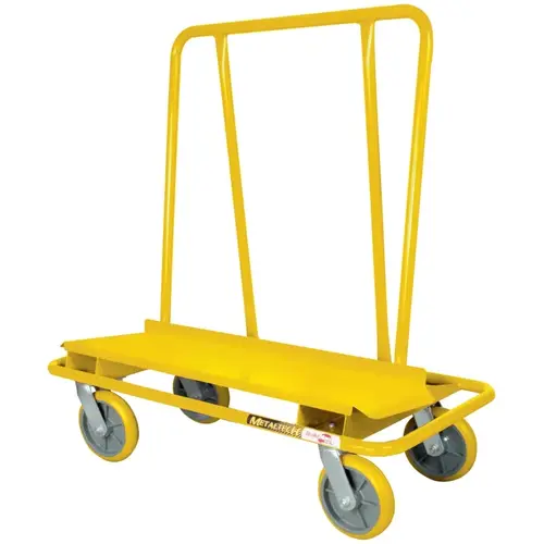 I-DCL8YGR31 Drywall Cart, 80 lb, 14 Gauge, Steel, 49-1/4 in OAL, 22-1/4 in OAW Powder-Coated