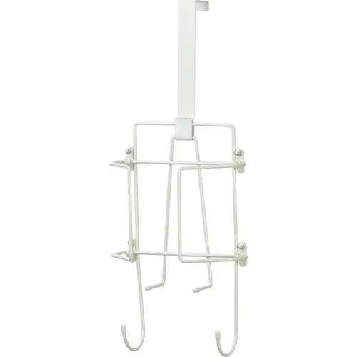 Over-The-Door Ironing Station, Steel, White, 7-1/2 in W, 3-5/8 in D, 18-3/8 in H Over-The-Door Ironing Station, Steel, White, 7-1/2 in W, 3-5/8 in D, 18-3/8 in H