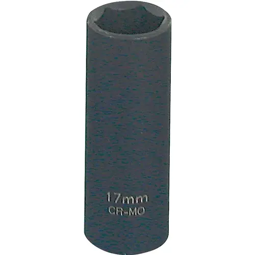 Deep Impact Socket, 17 mm Socket, Black Phosphate Deep Impact Socket, 17 mm Socket, Black Phosphate