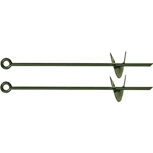 Playset Anchor, Black, For: Securing Playsets, Slides and Climbers Pair