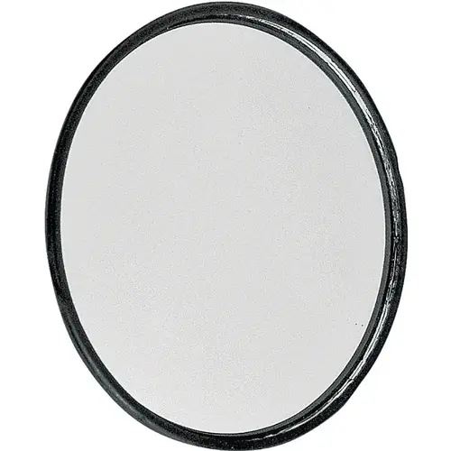 Blind Spot Mirror, Round, Aluminum Frame Black/Clear