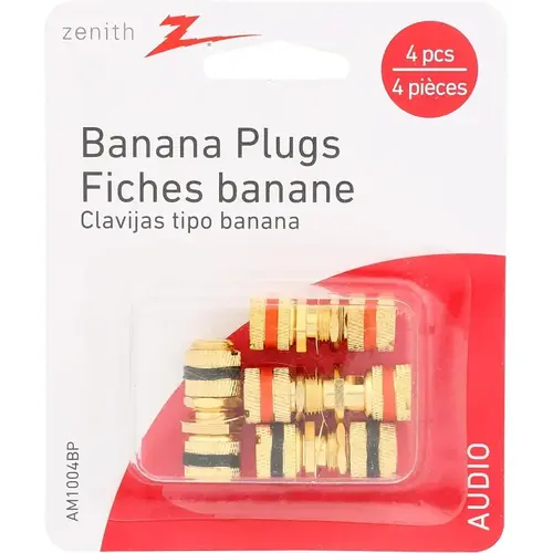 RCA Banana Plug, Gold - pack of 16 RCA Banana Plug, Gold - pack of 16