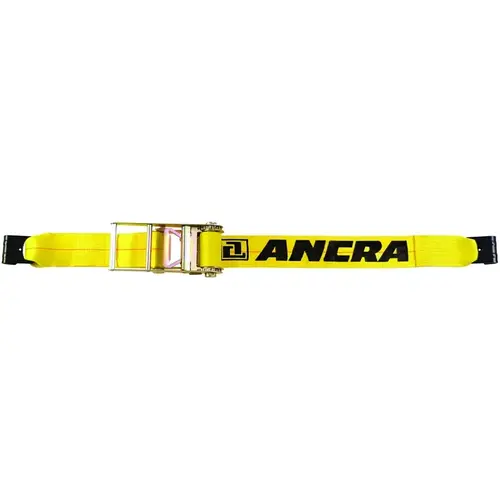500 Series Strap, 4 in W, 27 ft L, Polyester, Yellow, 5400 lb Working Load, Hook End 500 Series Strap, 4 in W, 27 ft L, Polyester, Yellow, 5400 lb Working Load, Hook End