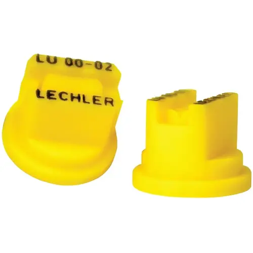 Spray Nozzle, Multi-Range Universal Flat, Polyoxymethylene, Yellow - pack of 6