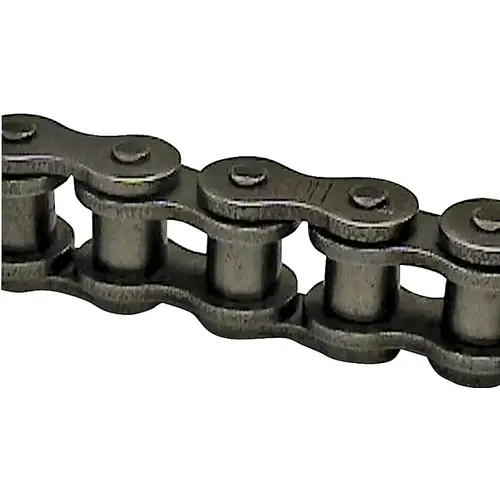 Roller Chain, #41, 10 ft L, 1/2 in TPI/Pitch, Shot Peened Roller Chain, #41, 10 ft L, 1/2 in TPI/Pitch, Shot Peened