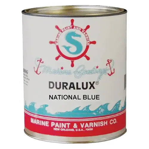 Marine Enamel, National Blue, 1 qt Can Marine Enamel, National Blue, 1 qt Can