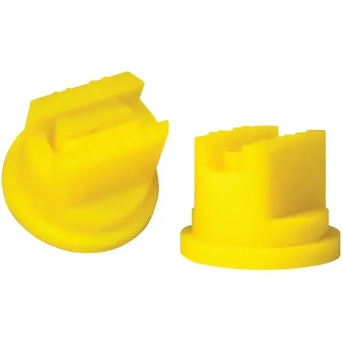 ST8002 Spray Nozzle, Standard Flat, Polyoxymethylene, Yellow, For: Y8253048 Series 8 mm Cap - pack of 6 ST8002 Spray Nozzle, Standard Flat, Polyoxymethylene, Yellow, For: Y8253048 Series 8 mm Cap - pack of 6