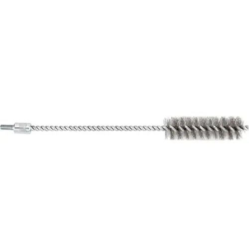 Wire Brush, 9 in L Brush, Stainless Steel Bristle, 0.953 in L Trim, Steel Handle Wire Brush, 9 in L Brush, Stainless Steel Bristle, 0.953 in L Trim, Steel Handle