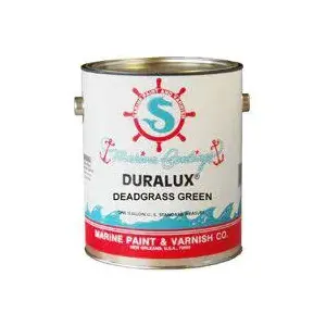 Duralux M745-1 Marine Enamel, Flat, Camouflage Dead Grass Green, 1 gal Can