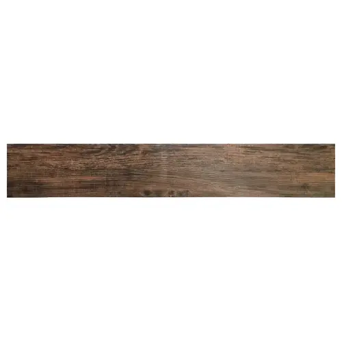 Vinyl Plank Tile, 36 in L Tile, 6 in W Tile, Square Edge, Dark Oak - pack of 20