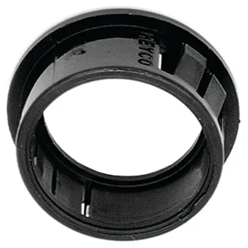 Conduit Bushing, Nylon, Black, 3/4 in Dia Panel Hole, 0.453 in Thick Panel Conduit Bushing, Nylon, Black, 3/4 in Dia Panel Hole, 0.453 in Thick Panel