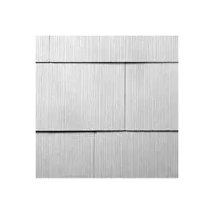 GAF 2213000WG WeatherSide Series Shingle Siding, 12 in L Nominal, 24 in W Nominal, 11/64 in Thick Nominal, White - pack of 18
