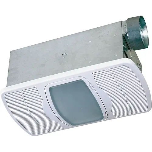Exhaust Fan, 0.3 A, 120 V, 70 cfm Air, 5 Sone sones, 4 in Duct, White Exhaust Fan, 0.3 A, 120 V, 70 cfm Air, 5 Sone sones, 4 in Duct, White