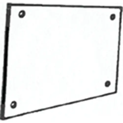 Range Hood Backsplash, Cold Rolled Steel, White, Powder-Coated