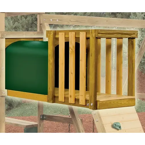 Adventure Tunnel Kit, Plastic/Wood, Green