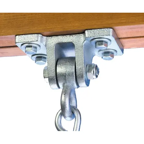 Swing Hanger, Steel, Galvanized, For: Wood Swing Beams Pair