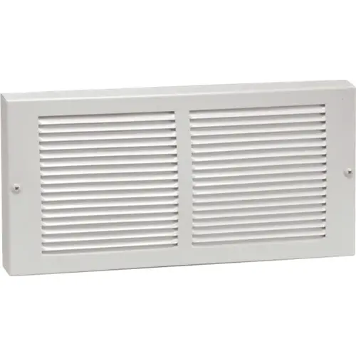 Return Air Grille, 13-1/4 in L, 7-1/4 in W, Steel, White