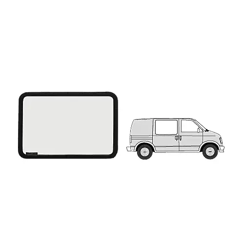 Fixed Window - Side Door 1985+ Chevy Astro/GMC Safari 38-1/2" x 20-1/4" Fixed Window - Side Door 1985+ Chevy Astro/GMC Safari 38-1/2" x 20-1/4"