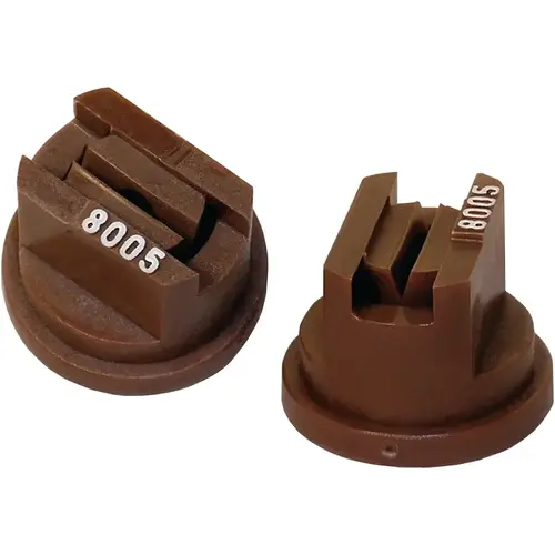 ST8005 Spray Nozzle, Standard Flat, Polyoxymethylene, Brown, For: Y8253048 Series 8 mm Cap - pack of 6 ST8005 Spray Nozzle, Standard Flat, Polyoxymethylene, Brown, For: Y8253048 Series 8 mm Cap - pack of 6