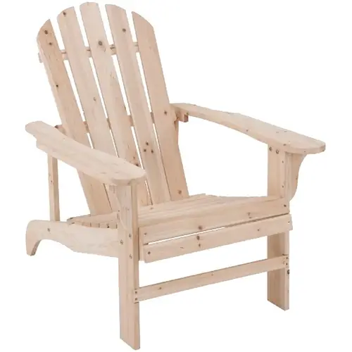 Adirondack Chair, 5-1/4 in W, 20-1/2 in D, 36-3/4 in H, Cypress Seat, Cypress Frame Adirondack Chair, 5-1/4 in W, 20-1/2 in D, 36-3/4 in H, Cypress Seat, Cypress Frame