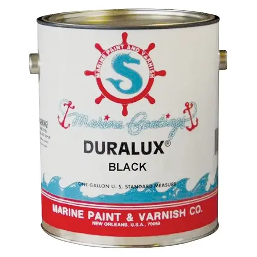 Marine Enamel, High-Gloss, Black, 1 gal Can