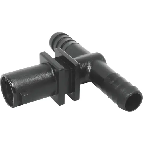 Y8231009 Dry Boom Nozzle Body Tee, 1/2 in, Quick x Hose Barb, 7 psi Pressure, EPDM Rubber - pack of 2