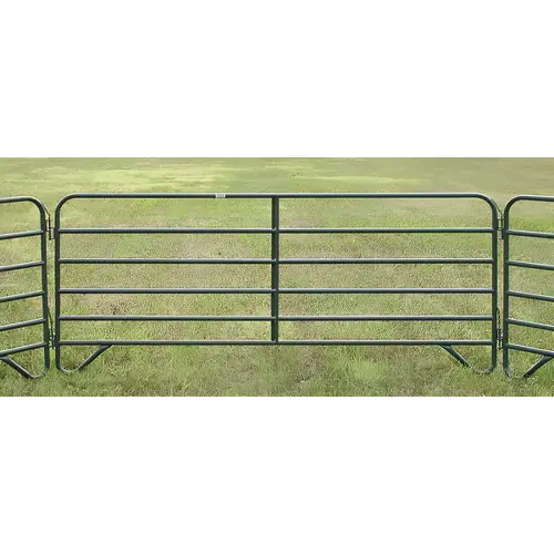 Utility Corral Panel, 20 Gauge, Steel, Gray, Powder-Coated