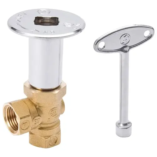 Log Lighter Valve, 1/2 in, Brass