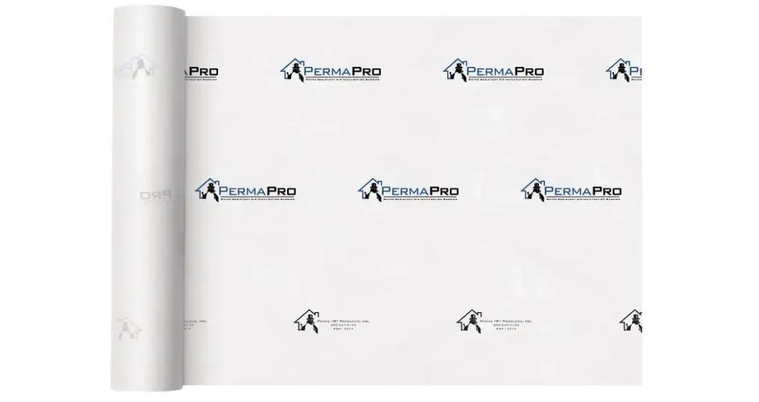 PermaPro 509100 PRO House Wrap, 100 ft L, 9 ft W, Polypropylene