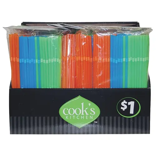 Drinking Straw, Plastic, Assorted Drinking Straw, Plastic, Assorted