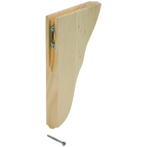 Keyhole Corbel, Pine Wood Natural Keyhole Corbel, Pine Wood Natural