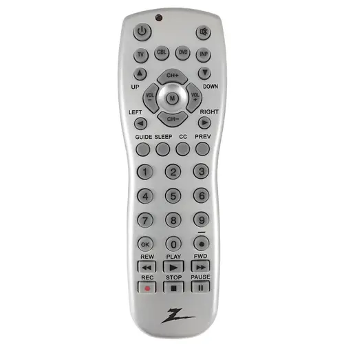 Universal Remote, Silver Universal Remote, Silver